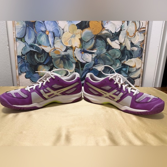 ASICS Gel-Solution Slam 2 Women's Purple White Tennis Shoes Size 9 - Picture 3 of 9